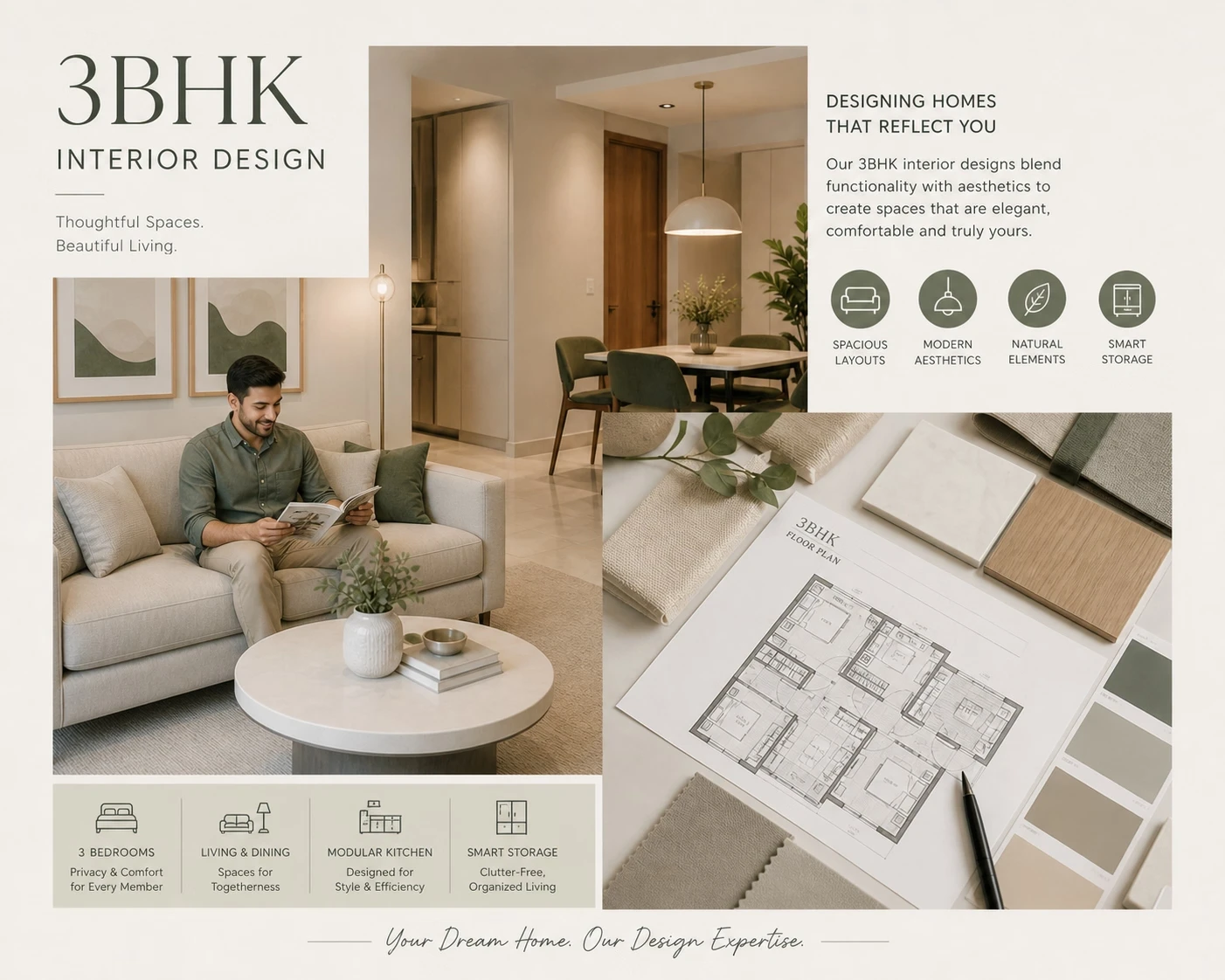 2 BHK Interior Design
